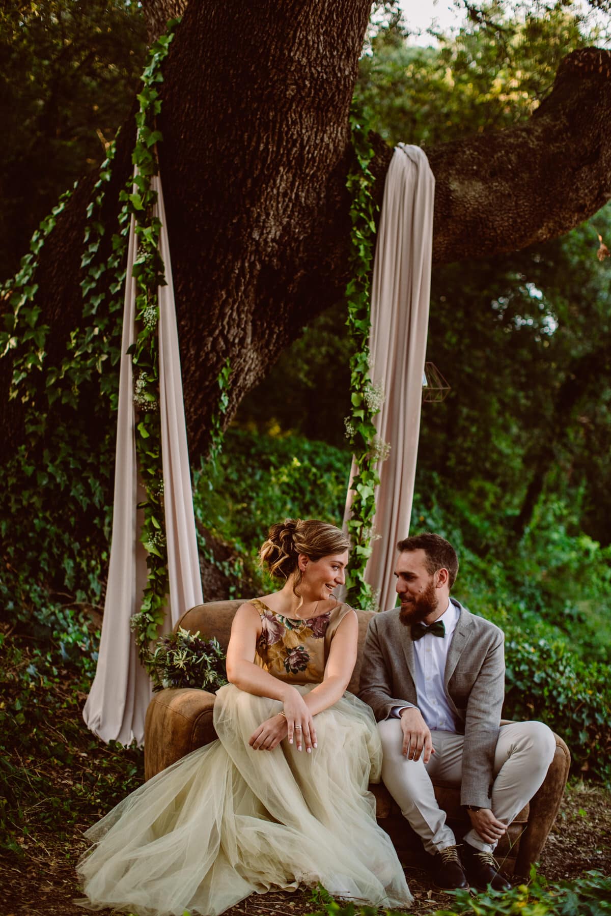 fotografias boda en un bosque