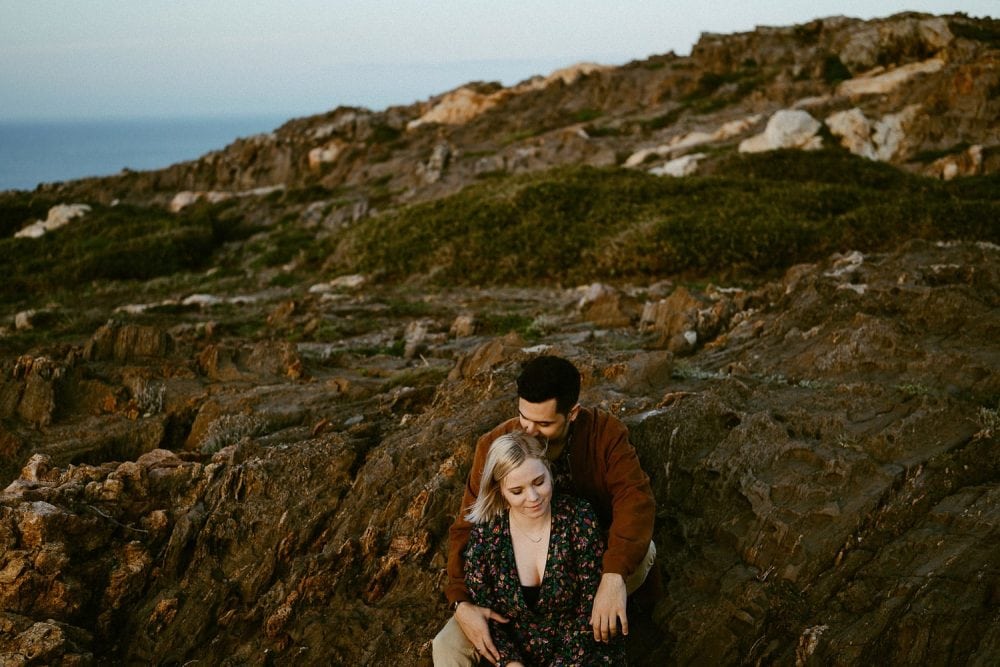 fotos romanticas acantilados costa brava