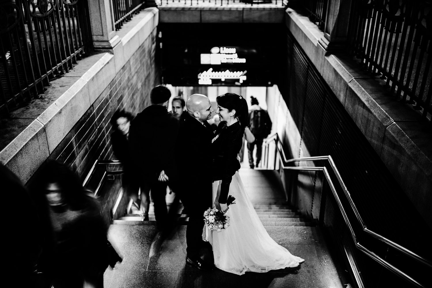 fotos boda metro