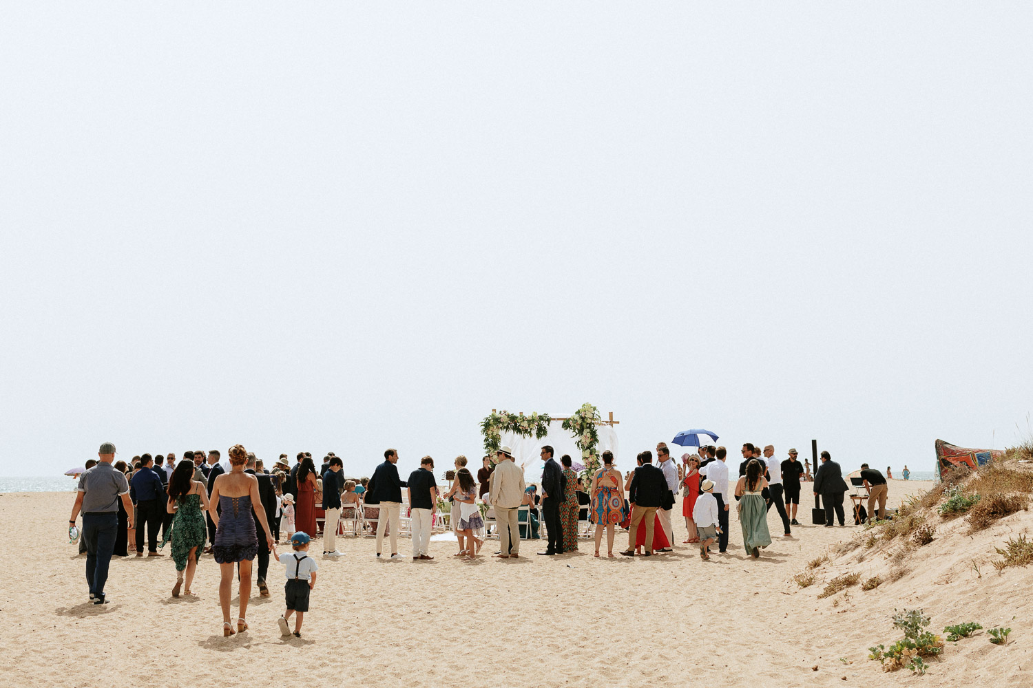 fotografia boda playa cadiz