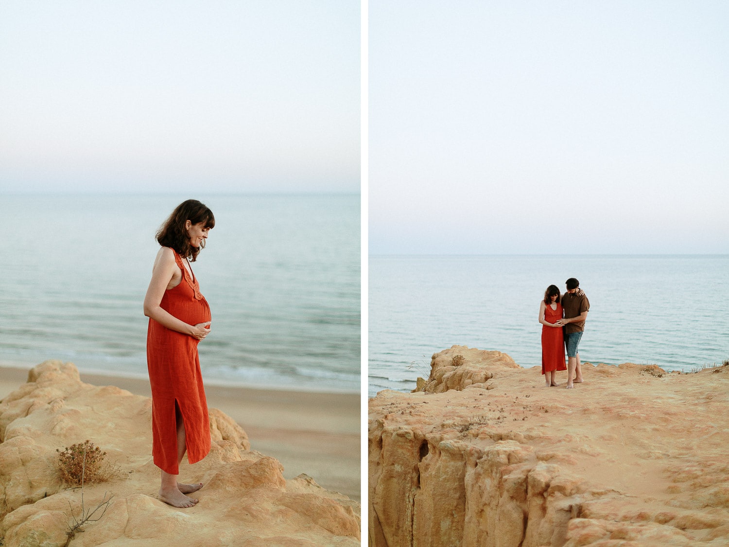 fotos embarazo playa naturales